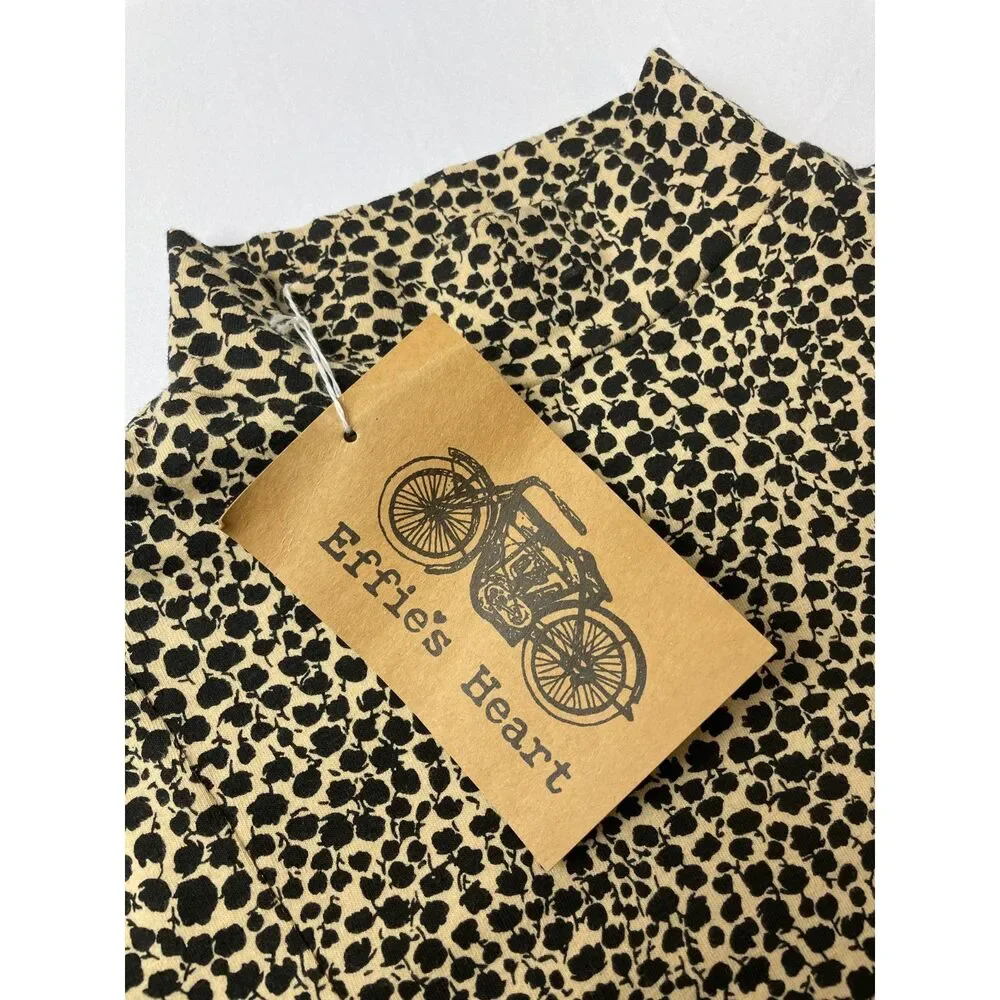 ~ NEW ModCloth M Dress Effie's Heart Cotton Spandex Pockets Long Sleeves Floral - Picture 6 of 15